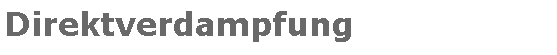 Textfeld: Direktverdampfung
